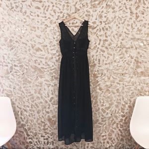 Sheer black dress and or cover up